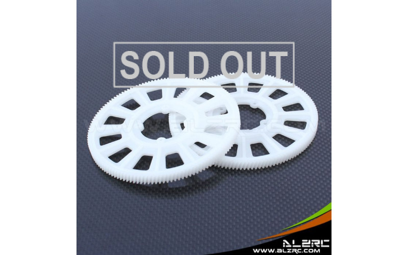 ALZRC - Devil 500 Pro 134T Slant Thread Main Drive Gear - White